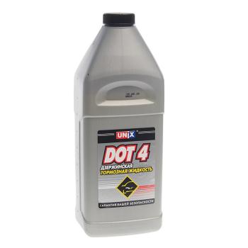 Жидкость тормозная DOT-4 0.91кг UNIX