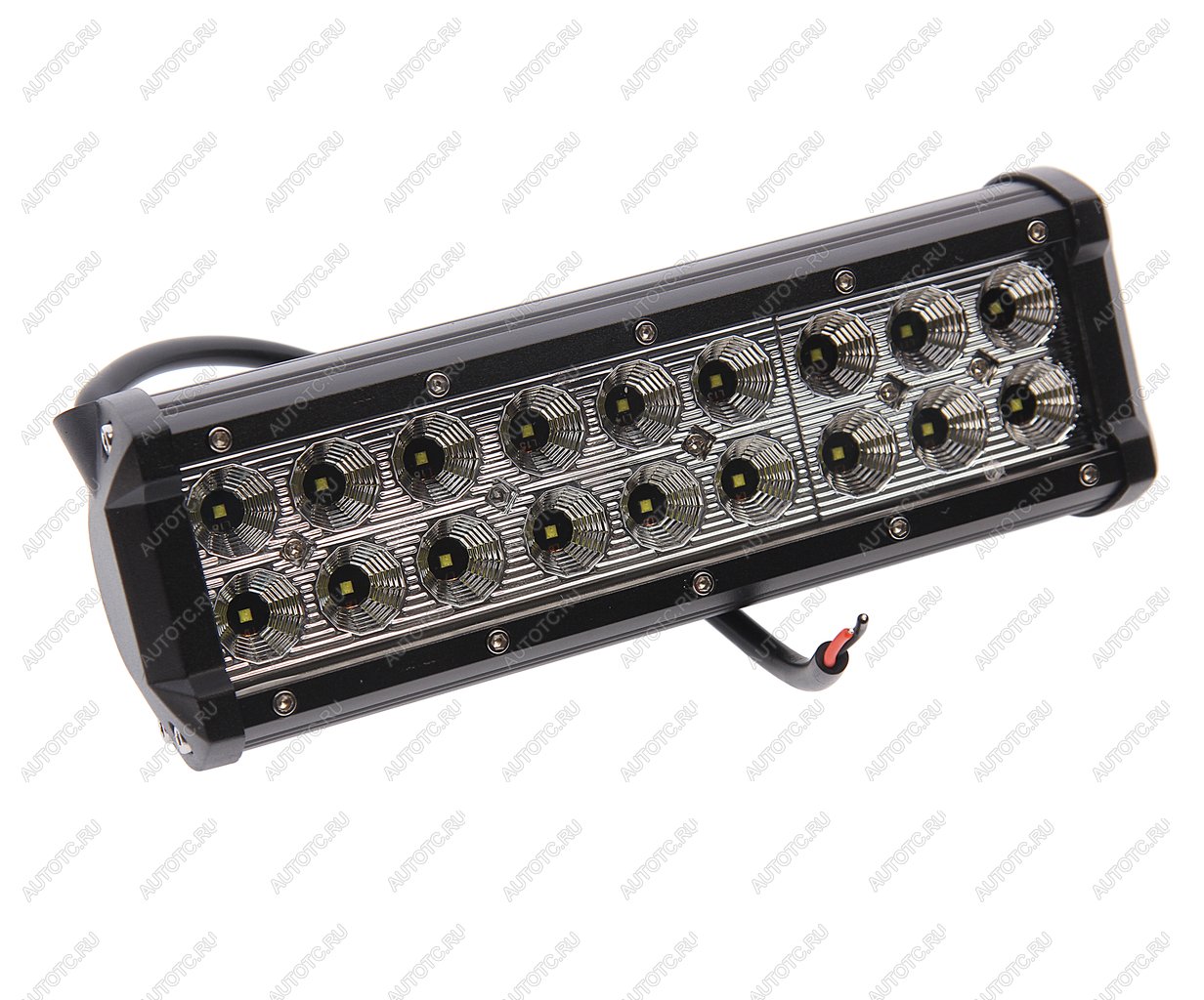 2 589 р. Балка светодиодная 1224V 54W (18 светодиодов) 235х85х65мм (ближний свет) двухрядная SAMRAI  с доставкой в г. Керчь