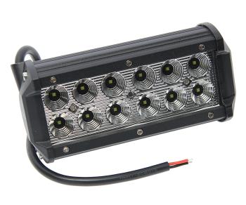 Балка светодиодная 1224V 36W (12 светодиодов) 170х85х65мм (ближний свет) двухрядная SAMRAI