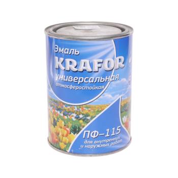Грунт-эмаль по ржавчине серый 1л KRAFOR
