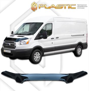Дефлектор капота (exclusive) CA-Plastic Ford Transit цельнометаллический фургон (2014-2022)