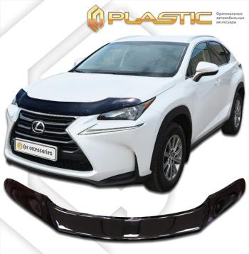 Дефлектор капота (exclusive) CA-Plastic Lexus NX200 Z10 рестайлинг (2017-2021) (Classic черный)