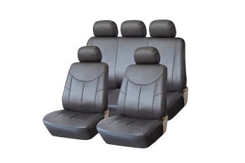 Авточехлы универсальные экокожа серые Style KRAFT