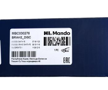 5 999 р. Диск тормозной HYUNDAI Santa Fe (16-) передний (1шт.) MANDO  с доставкой в г. Керчь. Увеличить фотографию 6