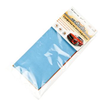 Салфетка микрофибра для стекол 30х45см 250гм. (2шт.) АВТОСТОП