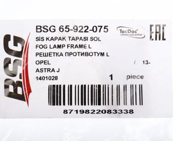 293 р. Заглушка OPEL Astra бампера переднего левая нижняя BSG  с доставкой в г. Керчь. Увеличить фотографию 3