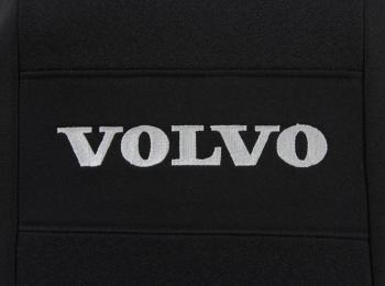 2 579 р. Авточехлы VOLVO FH 12 жаккард с ремнями черные комплект АВТОРЕАЛ  с доставкой в г. Керчь. Увеличить фотографию 2