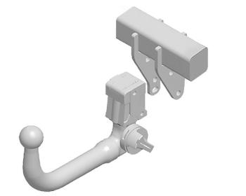 Фаркоп Oris (Bosal) 9033-D2 Стальной с порошковым покрытием, тип крюка: V (A40V, W5)  Tank 500 2021- Haval H9 2015- Haval H5 2023- 
