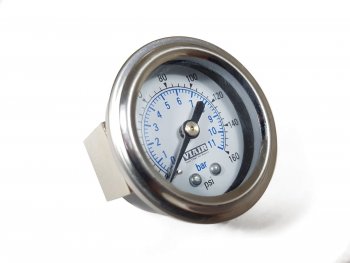 1 449 р. Манометр VIAIR 1.5 160 PSI, белый Viair 90084  с доставкой в г. Керчь. Увеличить фотографию 2