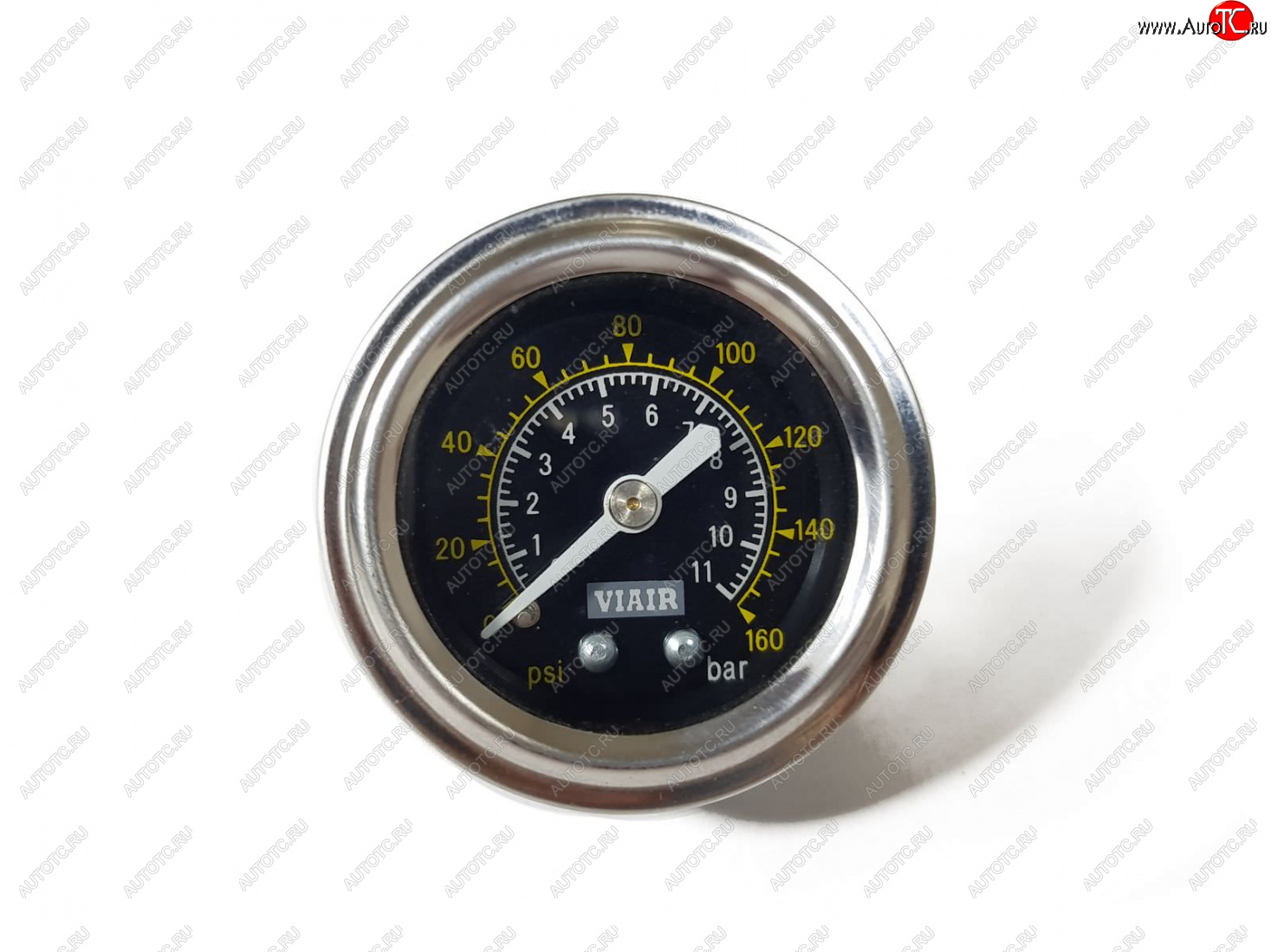 1 149 р. Манометр VIAIR 1.5 160 PSI, черный Viair 90085  с доставкой в г. Керчь