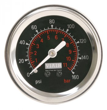 1 999 р. Манометр VIAIR 2 160 PSI, с подсветкой, черный Viair 90088  с доставкой в г. Керчь. Увеличить фотографию 1