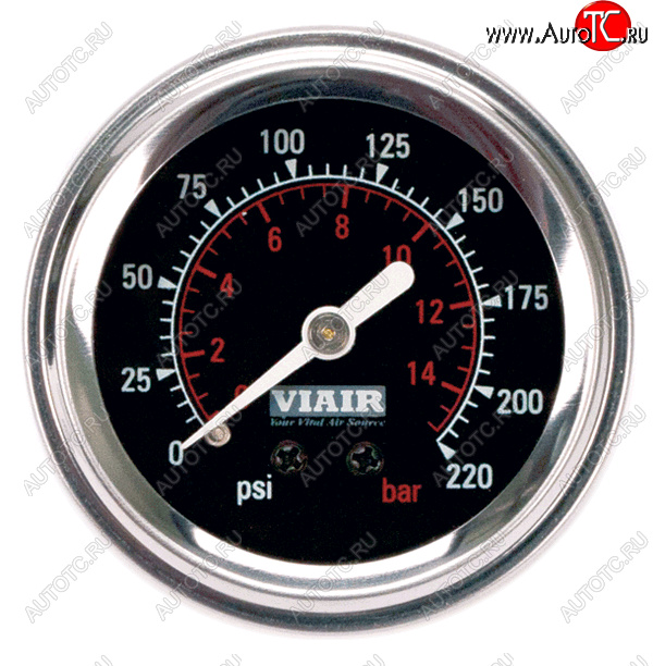 1 999 р. Манометр VIAIR 2 220 PSI, с подсветкой, черный Viair 90090  с доставкой в г. Керчь