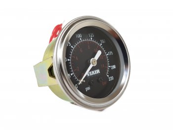 1 999 р. Манометр VIAIR 2 220 PSI, с подсветкой, черный Viair 90090  с доставкой в г. Керчь. Увеличить фотографию 2