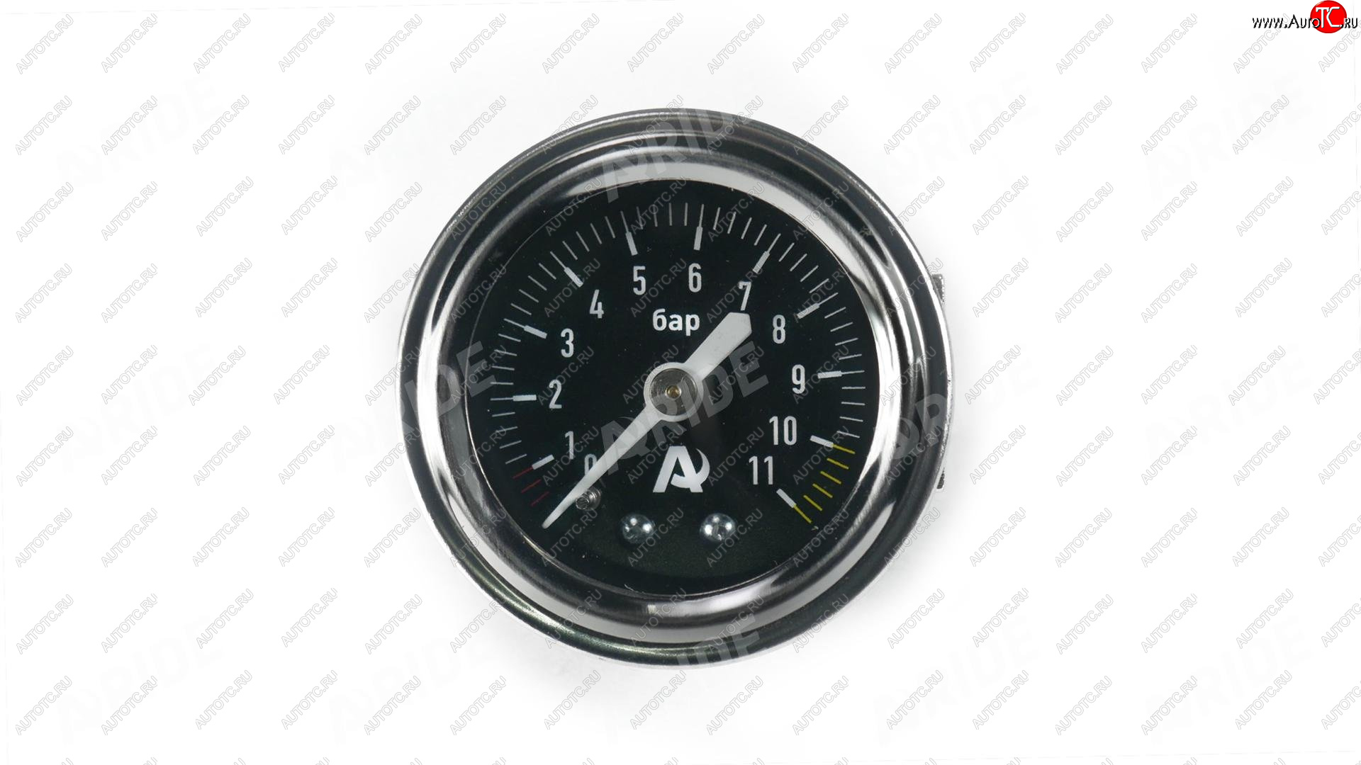 1 139 р. Манометр ARIDE 41 мм, 1х11 бар (160 PSI), 1.5, черный Арайд м 41 1 11  с доставкой в г. Керчь