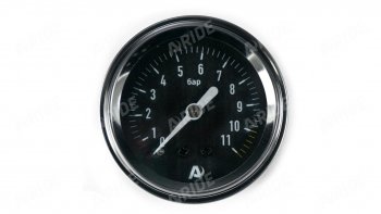 1 259 р. Манометр ARIDE 51 мм, 1х11 бар (160 PSI), 2, черный Арайд м 51 1 11  с доставкой в г. Керчь. Увеличить фотографию 1