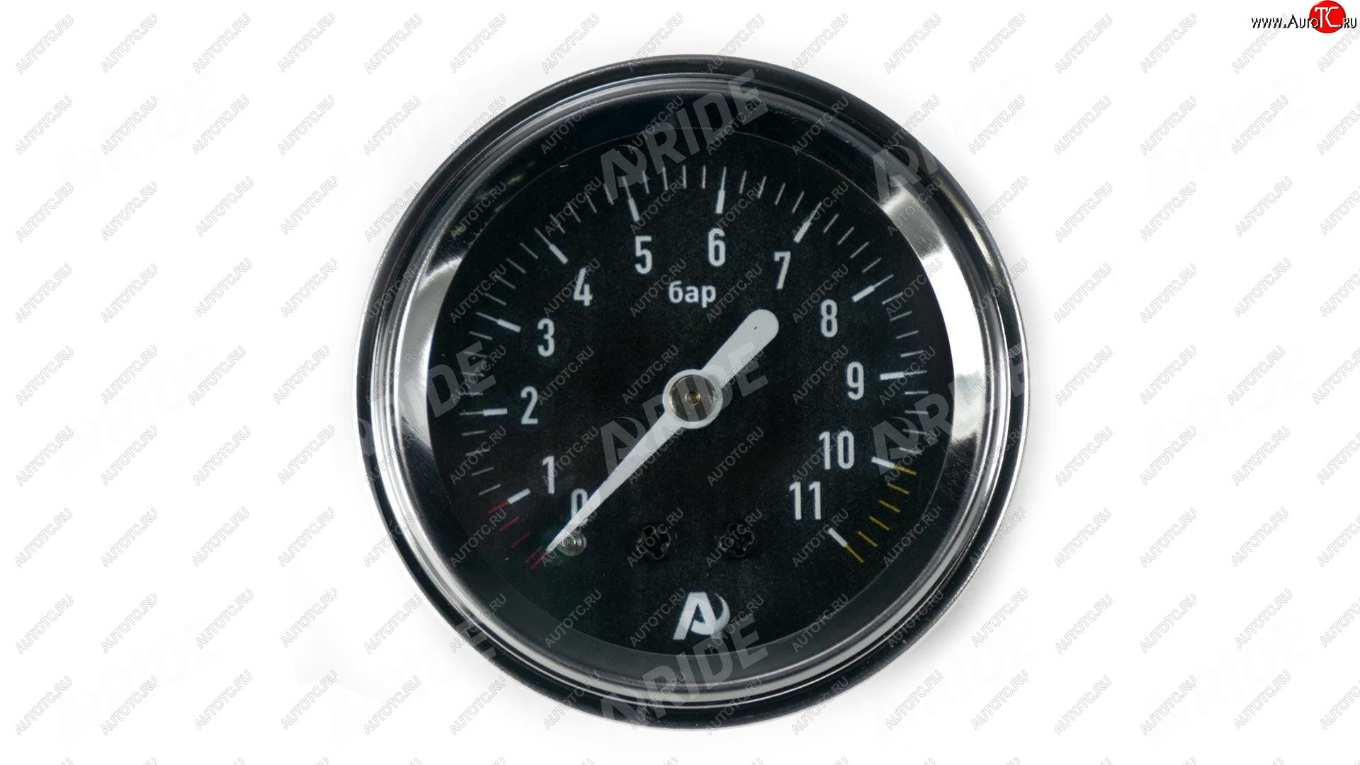 1 259 р. Манометр ARIDE 51 мм, 1х11 бар (160 PSI), 2, черный Арайд м 51 1 11  с доставкой в г. Керчь