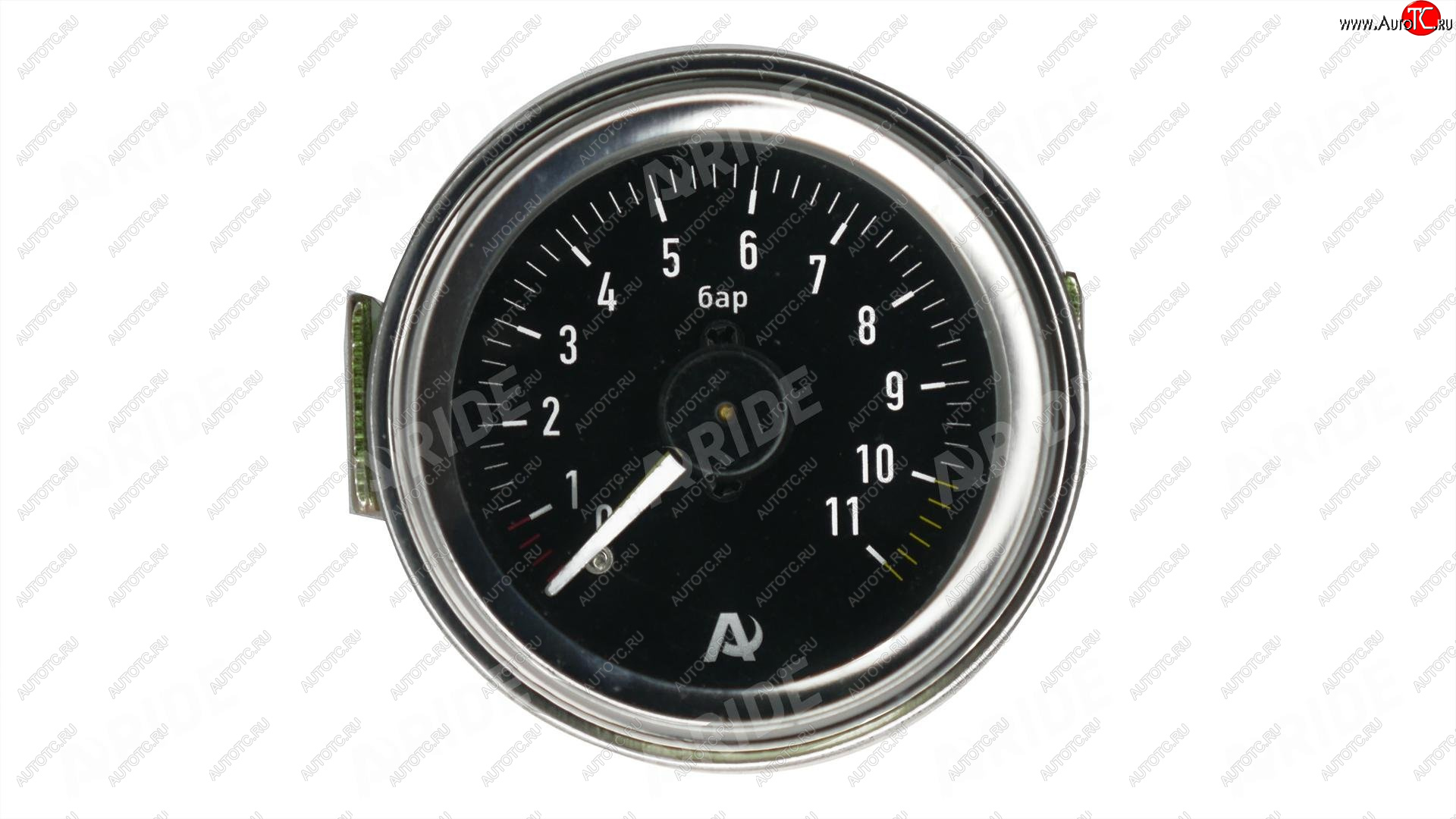 3 299 р. Манометр ARIDE 53 мм, 2х11 бар (160 PSI), 2, черный Арайд м 53 2 11  с доставкой в г. Керчь