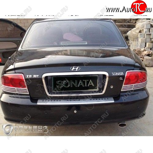 2 589 р.     Накладка заднего бампера Hyundai Sonata EF  hysn5-nbn00  с доставкой в г. Керчь
