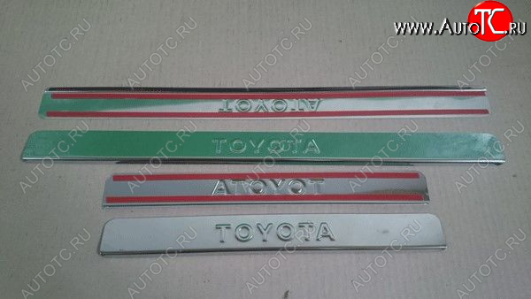 889 р.     Накладки на пороги TOYOTA  LC  PRADO (200) Штамп  ttlc2-npld0  с доставкой в г. Керчь