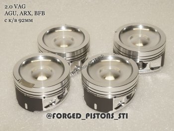 17 999 р. Поршни СТИ VolksWagen 2,0 AGU (CR=8,5) под кольца 1,21,52,0  156178986  с доставкой в г. Керчь. Увеличить фотографию 3