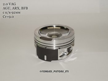 17 999 р. Поршни СТИ VolksWagen 2,0 AGU (CR=9,0) кольца 1,21,52,0  156178987  с доставкой в г. Керчь. Увеличить фотографию 2