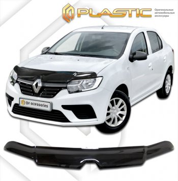 Дефлектор капота CA-Plastic Renault Logan 2 рестайлинг (2018-2025)