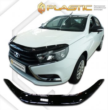 Дефлектор капота CA-Plastic Лада Веста Кросс 2181 универсал дорестайлинг (2017-2023)
