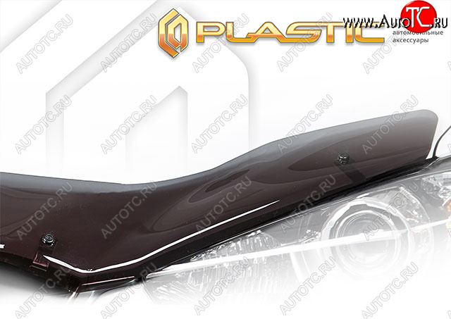 2 079 р. Дефлектор капота CA-Plastic Volkswagen Passat B5.5 седан рестайлинг (2000-2005) (classic полупрозрачный, без надписи)  с доставкой в г. Керчь