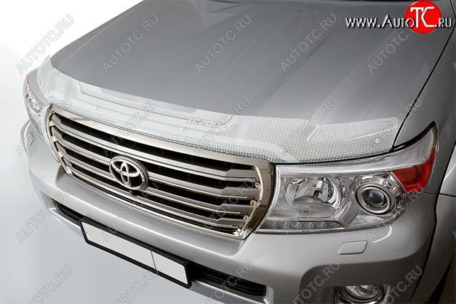 2 399 р. Дефлектор капота CA-Plastic  Mitsubishi Pajero Sport  QF (2019-2022) рестайлинг (серия ART белая)  с доставкой в г. Керчь