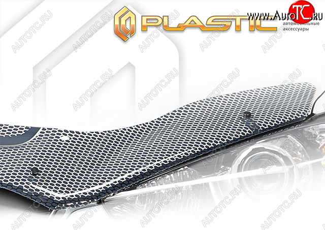 2 399 р. Дефлектор капота CA-Plastic  Лада 2123 (Нива Шевроле) (2020-2021) 2 рестайлинг (Серия Art графит)  с доставкой в г. Керчь