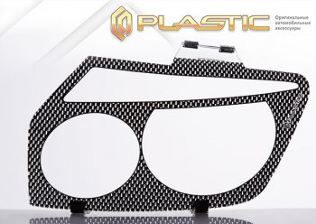 1 999 р. Защита фар CA-Plastic  Toyota RAV4  XA30 (2003-2008) 5 дв. удлиненный дорестайлинг (Шелкография карбон серебро)  с доставкой в г. Керчь. Увеличить фотографию 2