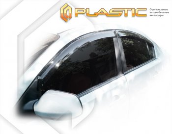1 999 р. Ветровики дверей Classic полупрозрачный CA Plastic на Mazda Axela седан 2004-2009  с доставкой в г. Керчь. Увеличить фотографию 1