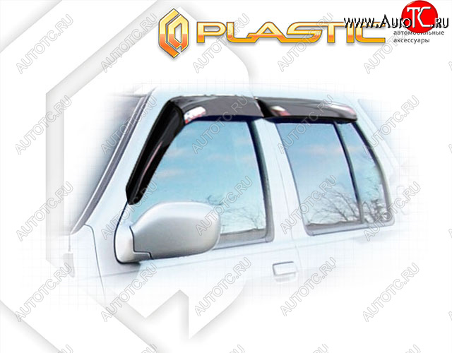 1 999 р. Ветровики дверей Classic полупрозрачный CA Plastic на Nissan Terrano  2002  с доставкой в г. Керчь