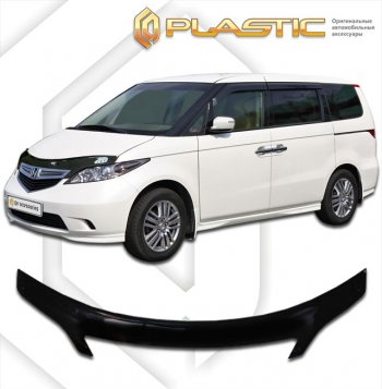 2 399 р. Дефлектор капота (exclusive) Classic черный CA Plastic на Honda Elysion  2004-2006  с доставкой в г. Керчь. Увеличить фотографию 1