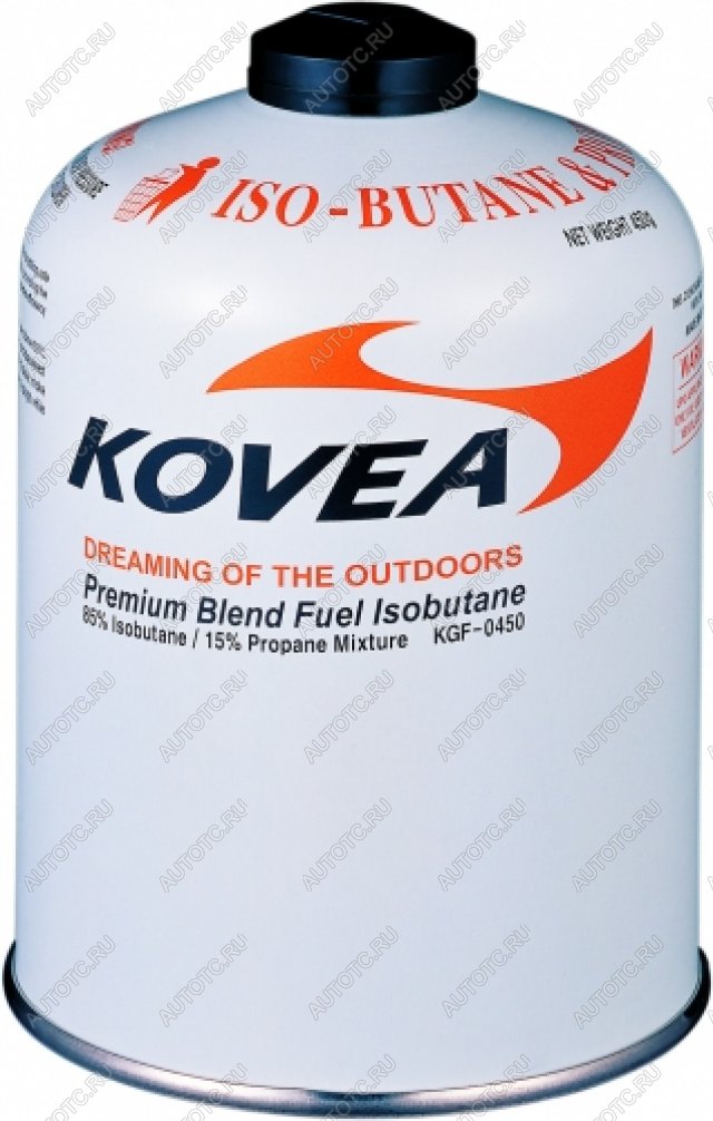 639 р. Баллон газовый резьбовой KOVEA Screw type gas 450 g KOVEA kgf-450  с доставкой в г. Керчь