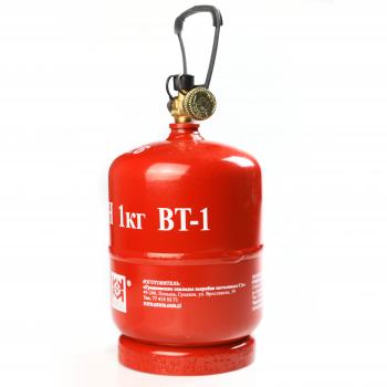 2 639 р. Баллон газовый стальной GZWM LPG BT-1, 2,4 л. Grotkuv (РП) GZWM lpg-bt-1  с доставкой в г. Керчь. Увеличить фотографию 1