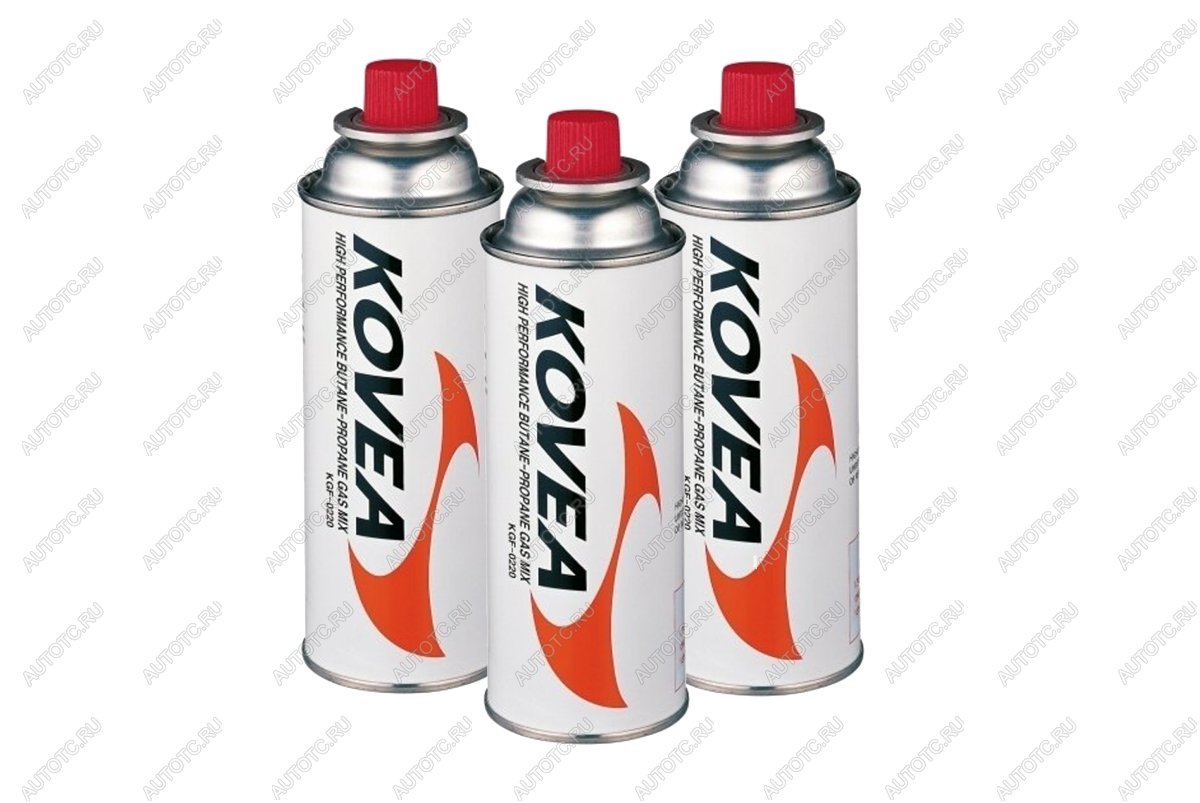 679 р. Баллон газовый цанговый KOVEA Nozzle type gas 220 г комплект 3 шт. KOVEA kgf-220-set3  с доставкой в г. Керчь