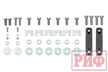 89 019 р. Бампер РИФ силовой задний Toyota Land Cruiser 76 2007+ с квадратом под фаркоп и фонарями РИФ rif076-21150  с доставкой в г. Керчь. Увеличить фотографию 10