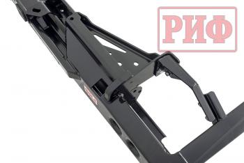 89 019 р. Бампер РИФ силовой задний Toyota Land Cruiser 76 2007+ с квадратом под фаркоп и фонарями РИФ rif076-21150  с доставкой в г. Керчь. Увеличить фотографию 9