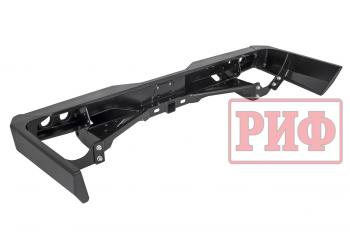 89 019 р. Бампер РИФ силовой задний Toyota Land Cruiser 76 2007+ с квадратом под фаркоп и фонарями РИФ rif076-21150  с доставкой в г. Керчь. Увеличить фотографию 3