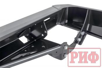 114 109 р. Бампер РИФ силовой задний Toyota Land Cruiser 76 2007+ с квадратом под фаркоп, калиткой и фонарями РИФ rif076-21125  с доставкой в г. Керчь. Увеличить фотографию 14