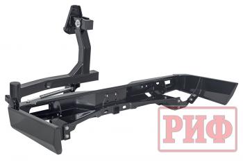114 109 р. Бампер РИФ силовой задний Toyota Land Cruiser 76 2007+ с квадратом под фаркоп, калиткой и фонарями РИФ rif076-21125  с доставкой в г. Керчь. Увеличить фотографию 9