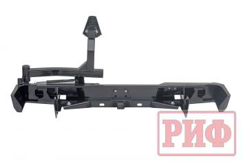 100 649 р. Бампер РИФ силовой задний Toyota Land Cruiser 78 2007+ с квадратом под фаркоп, калиткой и фонарями РИФ rif078-21125  с доставкой в г. Керчь. Увеличить фотографию 9