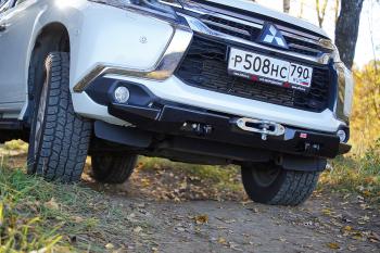 39 519 р. Бампер РИФ силовой передний Mitsubishi Pajero Sport 2015-2020 дизель под площадку для лебёдки RIFPS3-33003 РИФ rifps3-10070  с доставкой в г. Керчь. Увеличить фотографию 15