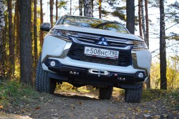 39 519 р. Бампер РИФ силовой передний Mitsubishi Pajero Sport 2015-2020 дизель под площадку для лебёдки RIFPS3-33003 РИФ rifps3-10070  с доставкой в г. Керчь. Увеличить фотографию 17