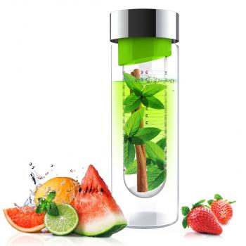 1 679 р. Бутылка FLAVOUR IT, 480 мл, серебряный зеленый ASOBU swg11.04-16-green  с доставкой в г. Керчь. Увеличить фотографию 4