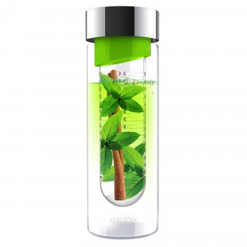 1 679 р. Бутылка FLAVOUR IT, 480 мл, серебряный зеленый ASOBU swg11.04-16-green  с доставкой в г. Керчь. Увеличить фотографию 1