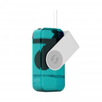 1 189 р. Бутылка JUICY DRINK, 290 мл, бирюзабелый ASOBU jb300.01-white  с доставкой в г. Керчь. Увеличить фотографию 2