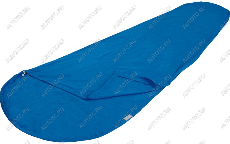4 599 р. Вкладыш High Peak Cotton Inlett Mummy в спальный мешок, хлопковый, синий, 225 см High Peak 23506  с доставкой в г. Керчь