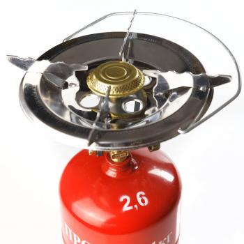 1 179 р. Горелка газовая одноконфорочная туристическая, диаметр 220 мм Grotkuv (РП) GZWM gucio-d  с доставкой в г. Керчь. Увеличить фотографию 1
